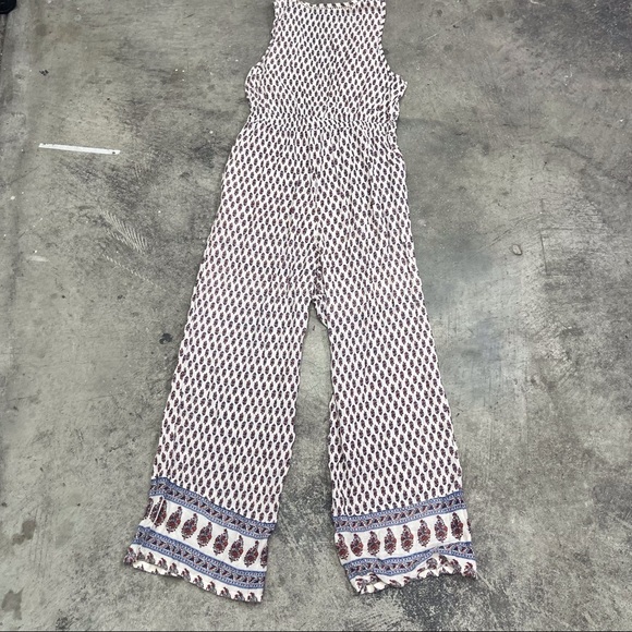 RAGA x ANTHROPOLOGIE Printed Boho Jumpsuit Small - Picture 7 of 9
